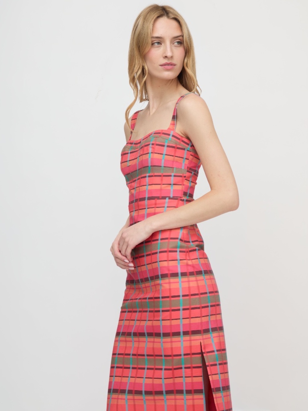 Hill House Home The Agnes Dress - Sunset Gingham Size MSunset Gingham / M - Picture 3 of 3